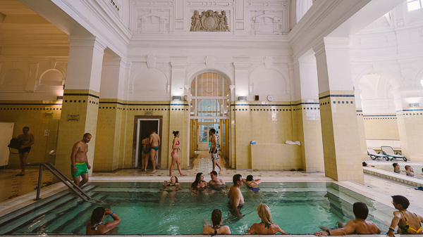 1 of the 15 indoor thermal pool at Szechenyi | Photo by Wei-Te Wong