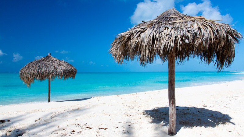 paradise beach in Cuba